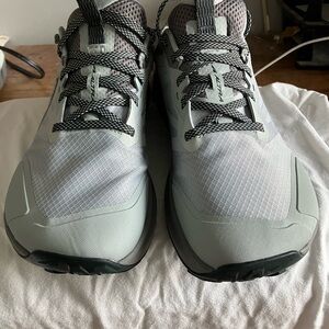 Altra Light Gray Trail Shoes. Ran in Miles 0, Walked in miles 25.